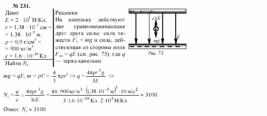 Механика. Теория относительности. Электродинамика, 10 класс, Громов, Шаронова, 2001-2012, задачи и упражнения Задача: 231