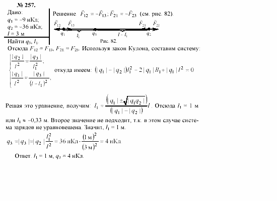 Механика. Теория относительности. Электродинамика, 10 класс, Громов, Шаронова, 2001-2012, задачи и упражнения Задача: 257