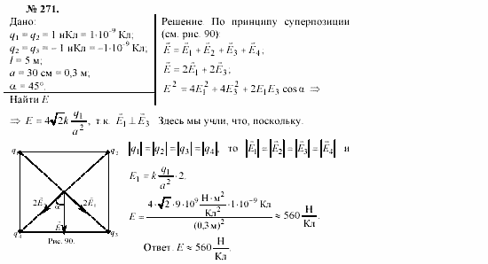 Механика. Теория относительности. Электродинамика, 10 класс, Громов, Шаронова, 2001-2012, задачи и упражнения Задача: 271