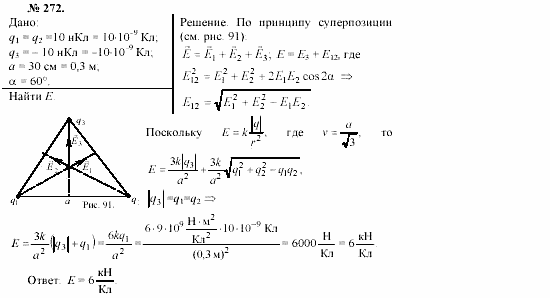 Механика. Теория относительности. Электродинамика, 10 класс, Громов, Шаронова, 2001-2012, задачи и упражнения Задача: 272