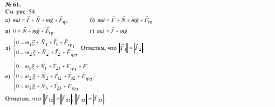 Механика. Теория относительности. Электродинамика, 10 класс, Громов, Шаронова, 2001-2012, задачи и упражнения Задача: 61