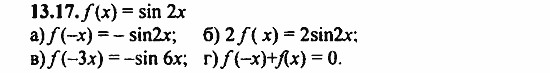 Задачник, 10 класс, А.Г. Мордкович, 2011 - 2015, § 13 Преобразование графиков тригонометрических функций Задание: 13.17