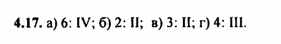 Задачник, 10 класс, А.Г. Мордкович, 2011 - 2015, Глава 2. Тригонометрические функции, § 4 Числовая окружность Задание: 4.17