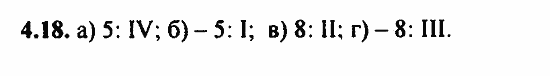 Задачник, 10 класс, А.Г. Мордкович, 2011 - 2015, Глава 2. Тригонометрические функции, § 4 Числовая окружность Задание: 4.18