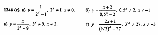 Задачник, 10 класс, А.Г. Мордкович, 2011 - 2015, Глава 7. Показательная и логарифмическая функции, § 39. Показательная и логарифмическая функции Задание: 1346(с)