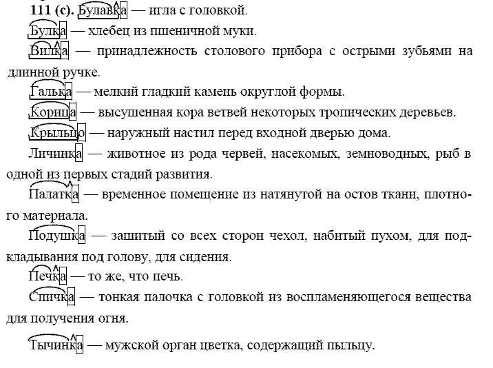 Базовый уровень, 10 класс, Власенков А.И., Рыбченкова Л.М., 2009-2014, задание: 111 (с)