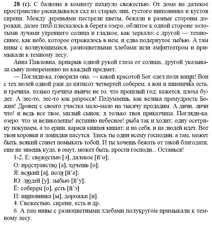 Базовый уровень, 10 класс, Власенков А.И., Рыбченкова Л.М., 2009-2014, задание: 28 (с)