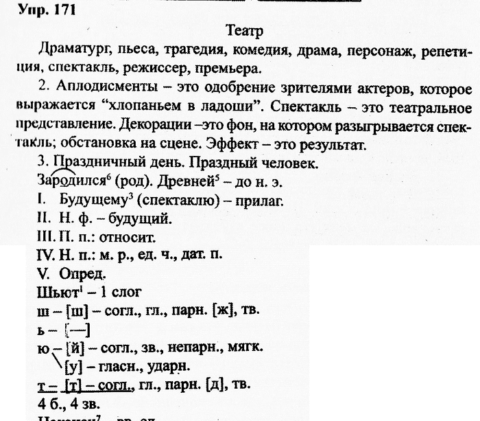 Русский язык, 10 класс, Дейкина, Пахнова, 2009, задание: 171