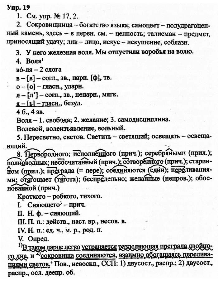 Русский язык, 10 класс, Дейкина, Пахнова, 2009, задание: 19