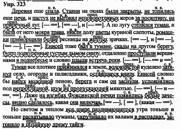 Русский язык, 10 класс, Дейкина, Пахнова, 2009, задание: 323