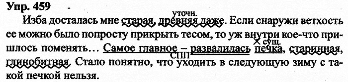 Русский язык, 10 класс, Дейкина, Пахнова, 2009, задание: 459