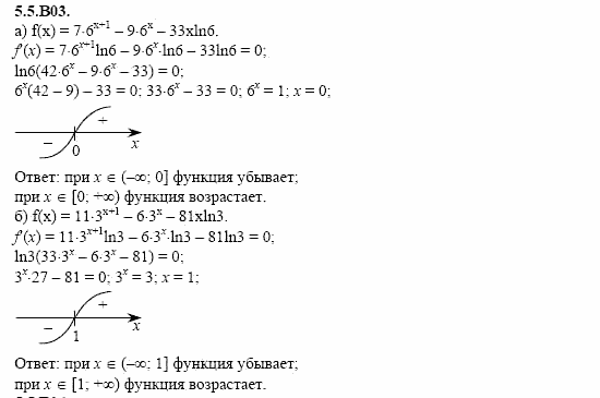 ГДЗ Алгебра и начала анализа: Сборник задач для ГИА, 11 класс, С.А. Шестакова, 2004, задание: 5_5_B03