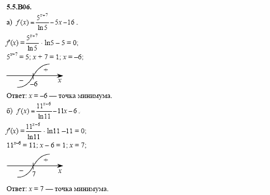 ГДЗ Алгебра и начала анализа: Сборник задач для ГИА, 11 класс, С.А. Шестакова, 2004, задание: 5_5_B06