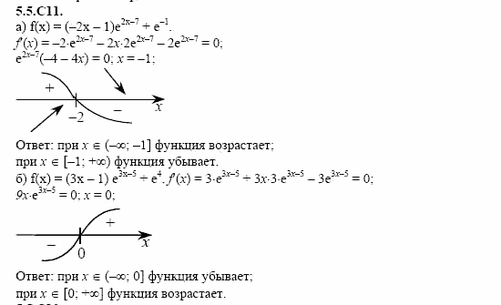 ГДЗ Алгебра и начала анализа: Сборник задач для ГИА, 11 класс, С.А. Шестакова, 2004, задание: 5_5_C11