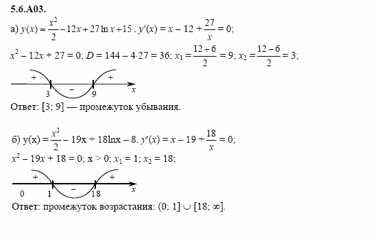 ГДЗ Алгебра и начала анализа: Сборник задач для ГИА, 11 класс, С.А. Шестакова, 2004, задание: 5_6_A03