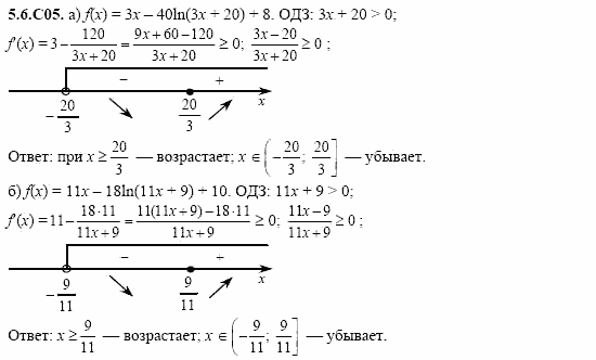 ГДЗ Алгебра и начала анализа: Сборник задач для ГИА, 11 класс, С.А. Шестакова, 2004, задание: 5_6_C05
