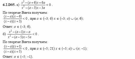 ГДЗ Алгебра и начала анализа: Сборник задач для ГИА, 11 класс, С.А. Шестакова, 2004, задание: 6_2_D05