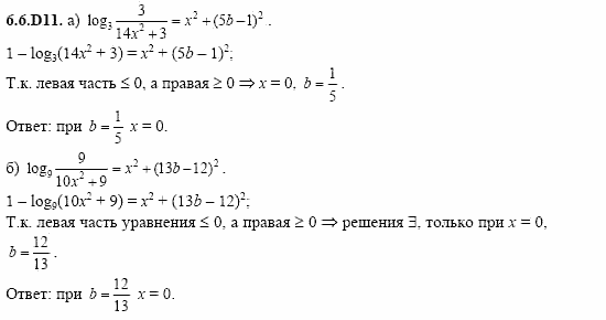 ГДЗ Алгебра и начала анализа: Сборник задач для ГИА, 11 класс, С.А. Шестакова, 2004, задание: 6_6_D11