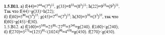 ГДЗ Алгебра и начала анализа: Сборник задач для ГИА, 11 класс, С.А. Шестакова, 2004, задание: 1_5_B11