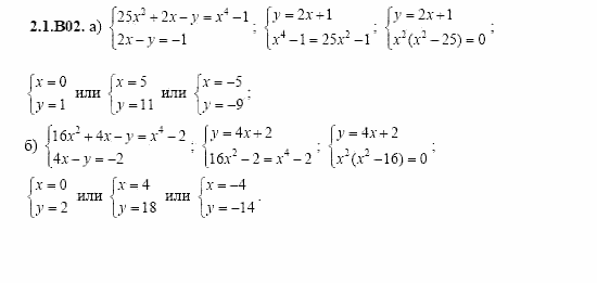 ГДЗ Алгебра и начала анализа: Сборник задач для ГИА, 11 класс, С.А. Шестакова, 2004, задание: 2_1_B02