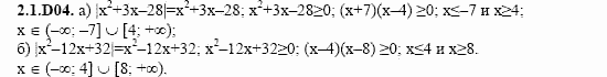 ГДЗ Алгебра и начала анализа: Сборник задач для ГИА, 11 класс, С.А. Шестакова, 2004, задание: 2_1_D04