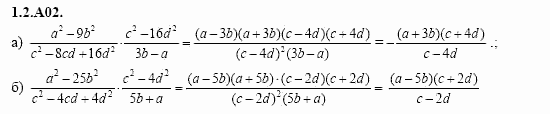 ГДЗ Алгебра и начала анализа: Сборник задач для ГИА, 11 класс, С.А. Шестакова, 2004, задание: 1_2_A02