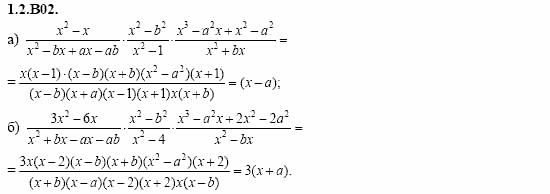 ГДЗ Алгебра и начала анализа: Сборник задач для ГИА, 11 класс, С.А. Шестакова, 2004, задание: 1_2_B02