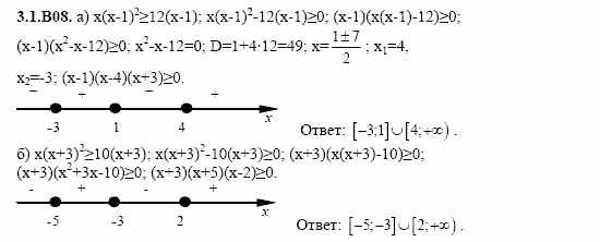 ГДЗ Алгебра и начала анализа: Сборник задач для ГИА, 11 класс, С.А. Шестакова, 2004, задание: 3_1_B08