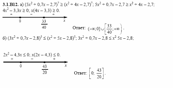 ГДЗ Алгебра и начала анализа: Сборник задач для ГИА, 11 класс, С.А. Шестакова, 2004, задание: 3_1_B12