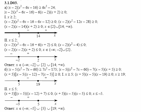 ГДЗ Алгебра и начала анализа: Сборник задач для ГИА, 11 класс, С.А. Шестакова, 2004, задание: 3_1_D03