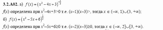 ГДЗ Алгебра и начала анализа: Сборник задач для ГИА, 11 класс, С.А. Шестакова, 2004, задание: 3_2_A02