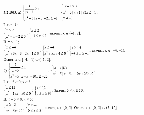 ГДЗ Алгебра и начала анализа: Сборник задач для ГИА, 11 класс, С.А. Шестакова, 2004, задание: 3_2_D05