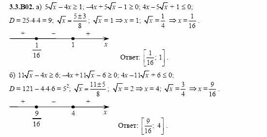 ГДЗ Алгебра и начала анализа: Сборник задач для ГИА, 11 класс, С.А. Шестакова, 2004, задание: 3_3_B02