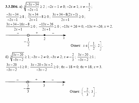 ГДЗ Алгебра и начала анализа: Сборник задач для ГИА, 11 класс, С.А. Шестакова, 2004, задание: 3_3_B06