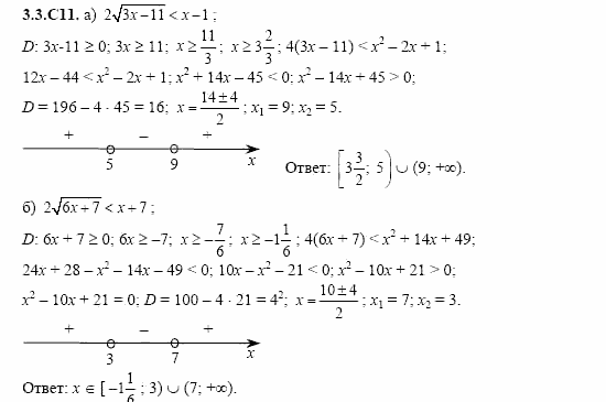 ГДЗ Алгебра и начала анализа: Сборник задач для ГИА, 11 класс, С.А. Шестакова, 2004, задание: 3_3_C11