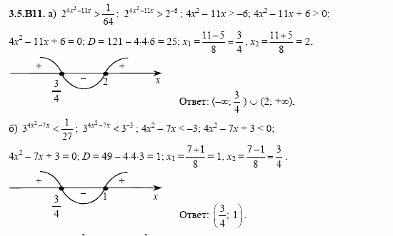ГДЗ Алгебра и начала анализа: Сборник задач для ГИА, 11 класс, С.А. Шестакова, 2004, задание: 3_5_B11