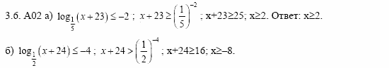 ГДЗ Алгебра и начала анализа: Сборник задач для ГИА, 11 класс, С.А. Шестакова, 2004, задание: 3_6_A02