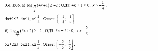 ГДЗ Алгебра и начала анализа: Сборник задач для ГИА, 11 класс, С.А. Шестакова, 2004, задание: 3_6_B06