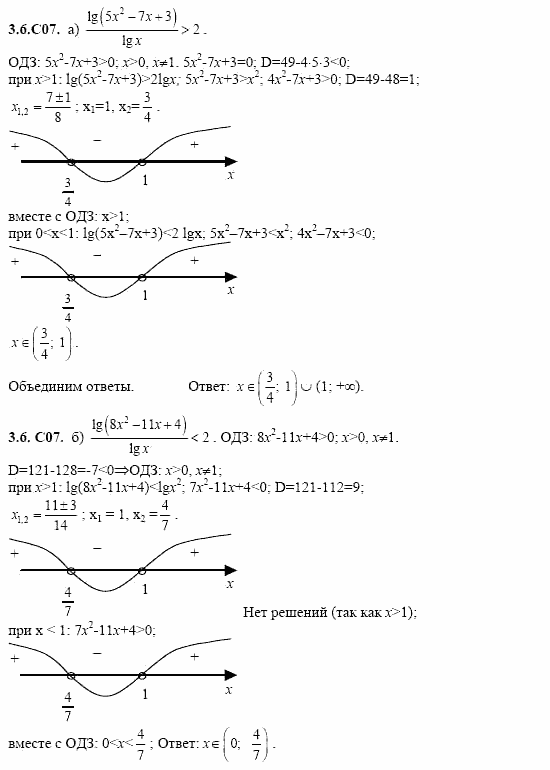 ГДЗ Алгебра и начала анализа: Сборник задач для ГИА, 11 класс, С.А. Шестакова, 2004, задание: 3_6_C07