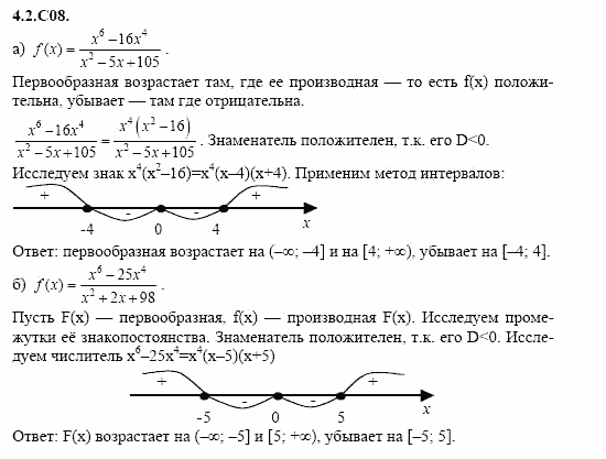 ГДЗ Алгебра и начала анализа: Сборник задач для ГИА, 11 класс, С.А. Шестакова, 2004, задание: 4_2_C08
