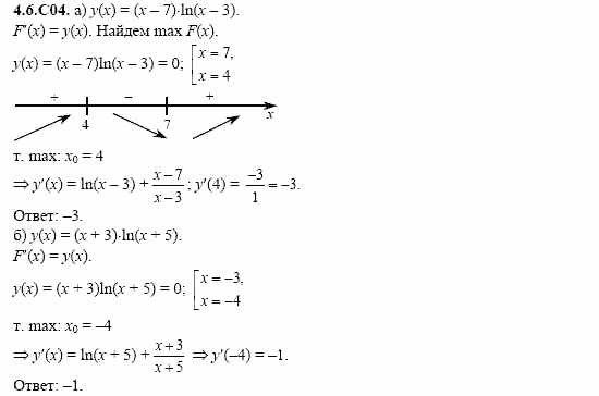 ГДЗ Алгебра и начала анализа: Сборник задач для ГИА, 11 класс, С.А. Шестакова, 2004, задание: 4_6_C04
