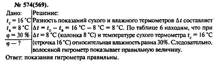 Задачник, 11 класс, Рымкевич, 2001-2013, задача: 574(569)