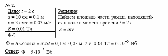 Физика, 11 класс, Касьянов, 2001-2011, § 27 Задача: 2