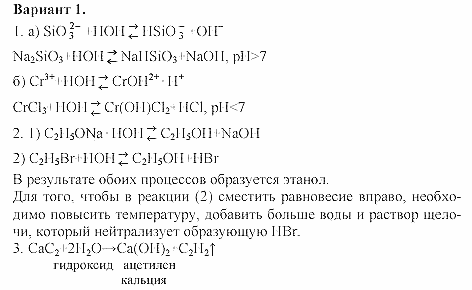 Дидактический материал, 11 класс, Радецкий, Горшкова, 1999-2013, Работа 3 Задача: 1