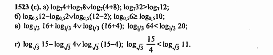 ГДЗ Алгебра и начала анализа. Задачник, 11 класс, А.Г. Мордкович, 2011, § 43. Свойства логарифма Задание: 1523(с)