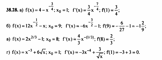 ГДЗ Алгебра и начала анализа. Задачник, 11 класс, А.Г. Мордкович, 2011, § 38 Степенные функции их свойства и графики Задание: 38.28