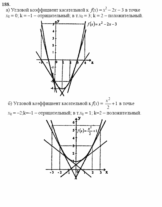 Начала анализа, 11 класс, А.Н. Колмогоров, 2002, Глава I. Тригонометрические функции Задание: 188