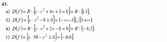 Начала анализа, 11 класс, А.Н. Колмогоров, 2002, Глава I. Тригонометрические функции Задание: 43