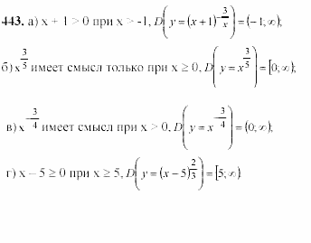 Начала анализа, 11 класс, А.Н. Колмогоров, 2002, Глава IV. Показательная и логарифмическая функции Задание: 443