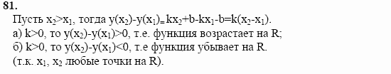 Начала анализа, 11 класс, А.Н. Колмогоров, 2002, Глава I. Тригонометрические функции Задание: 81